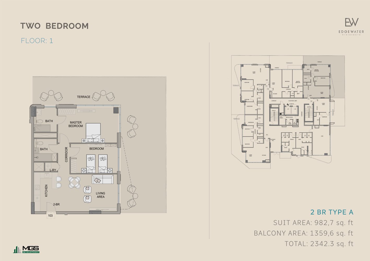Edgewater Residences | 1-3 Bed Waterfront Apartments