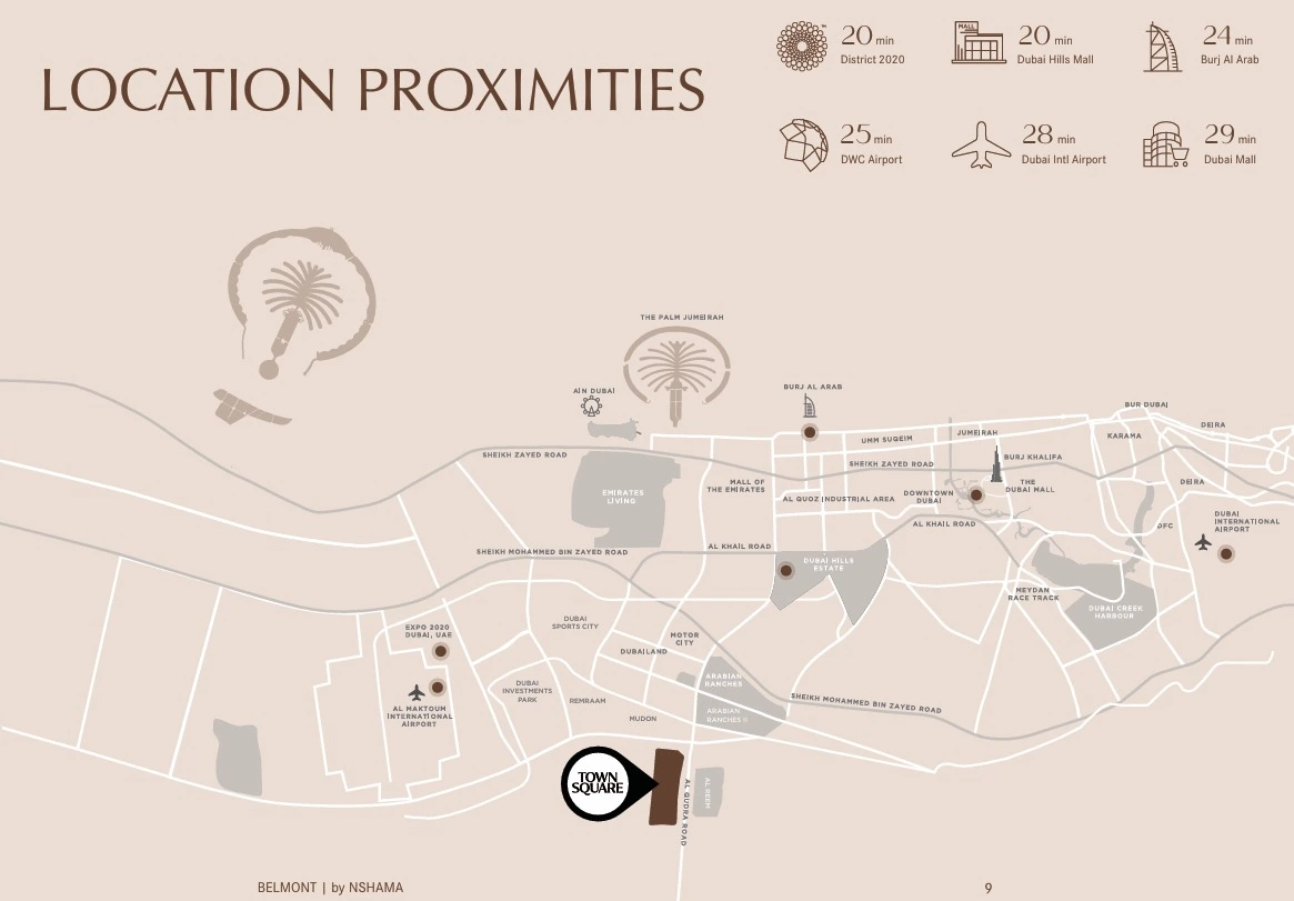 Belmont By Nshama Location Map