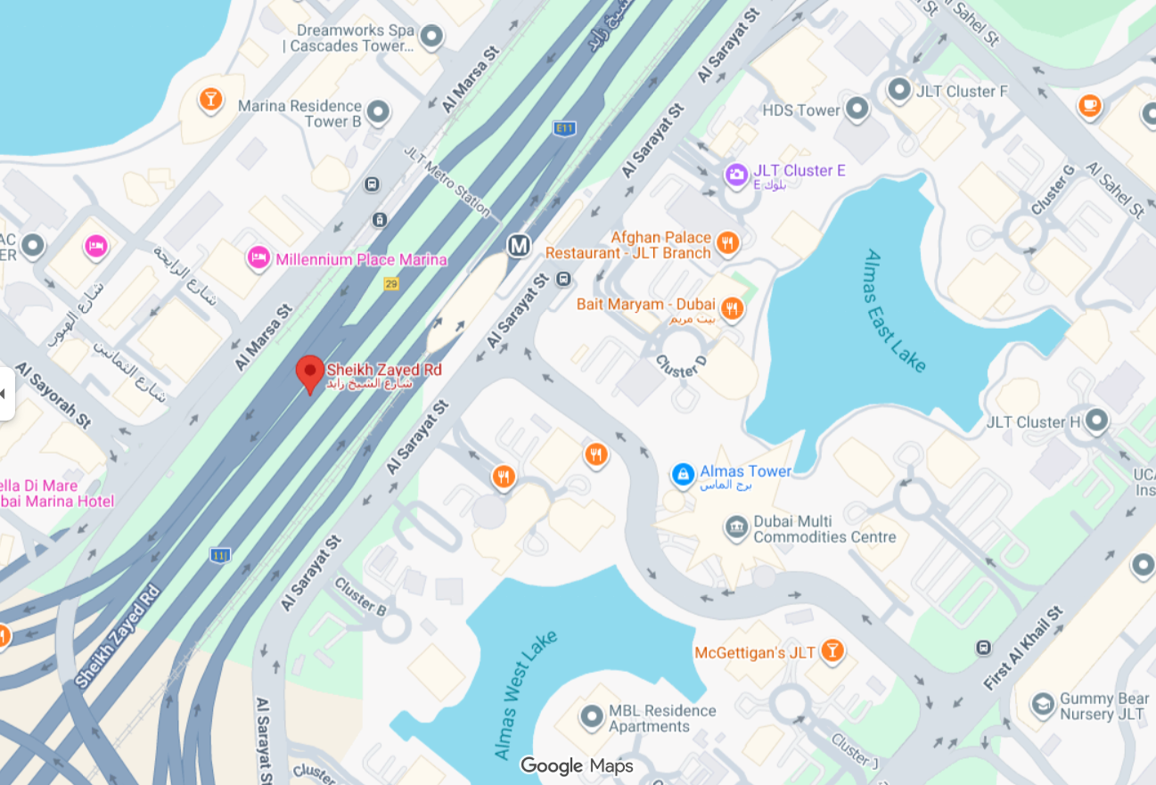 Raw District by Imtiaz Downtown Jebel Ali Location Map